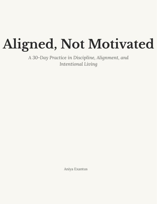 Aligned, Not Motivated